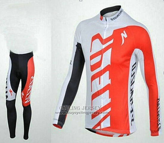 2015 Jersey Specialized Long Sleeve Red And White